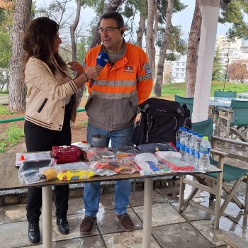 Συνέντευξη στην εκπομπή Weekenders (ANT1) για το «Σακίδιο επιβίωσης»