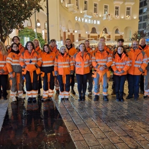 Οι Έλληνες Διασώστες – RescueGR στην υγειονομική κάλυψη της φωταγώγησης του Χριστουγεννιάτικου Δέντρου στην Πλατεία Αριστοτέλους