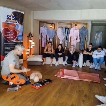 Εκπαίδευση Πρώτων Βοηθειών στο Polis Hammam – ΚΑΡΠΑ & AED για Επιχειρήσεις